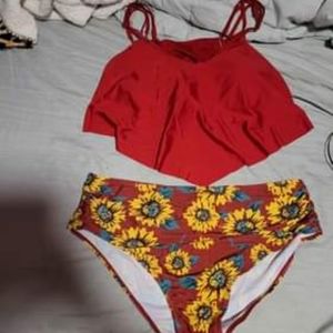 Womens plus size tankini